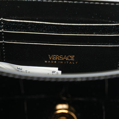 Versace Medusa Crocodile Embossed Handbag/Shoulder Bag