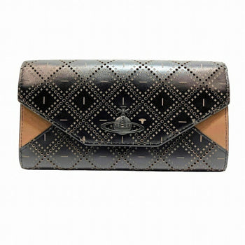 Vivienne Westwood Perforated Leather Long Wallet Bifold