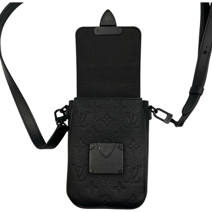 Louis Vuitton S-Lock Vertical Wearable Wallet Shoulder Bag M81524 Leather