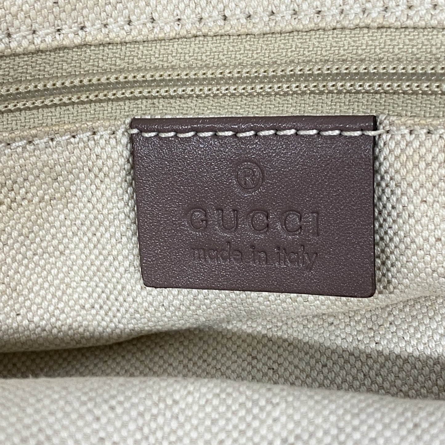 Gucci Gg Canvas Sukey Handbag 211944 Brown Champagne