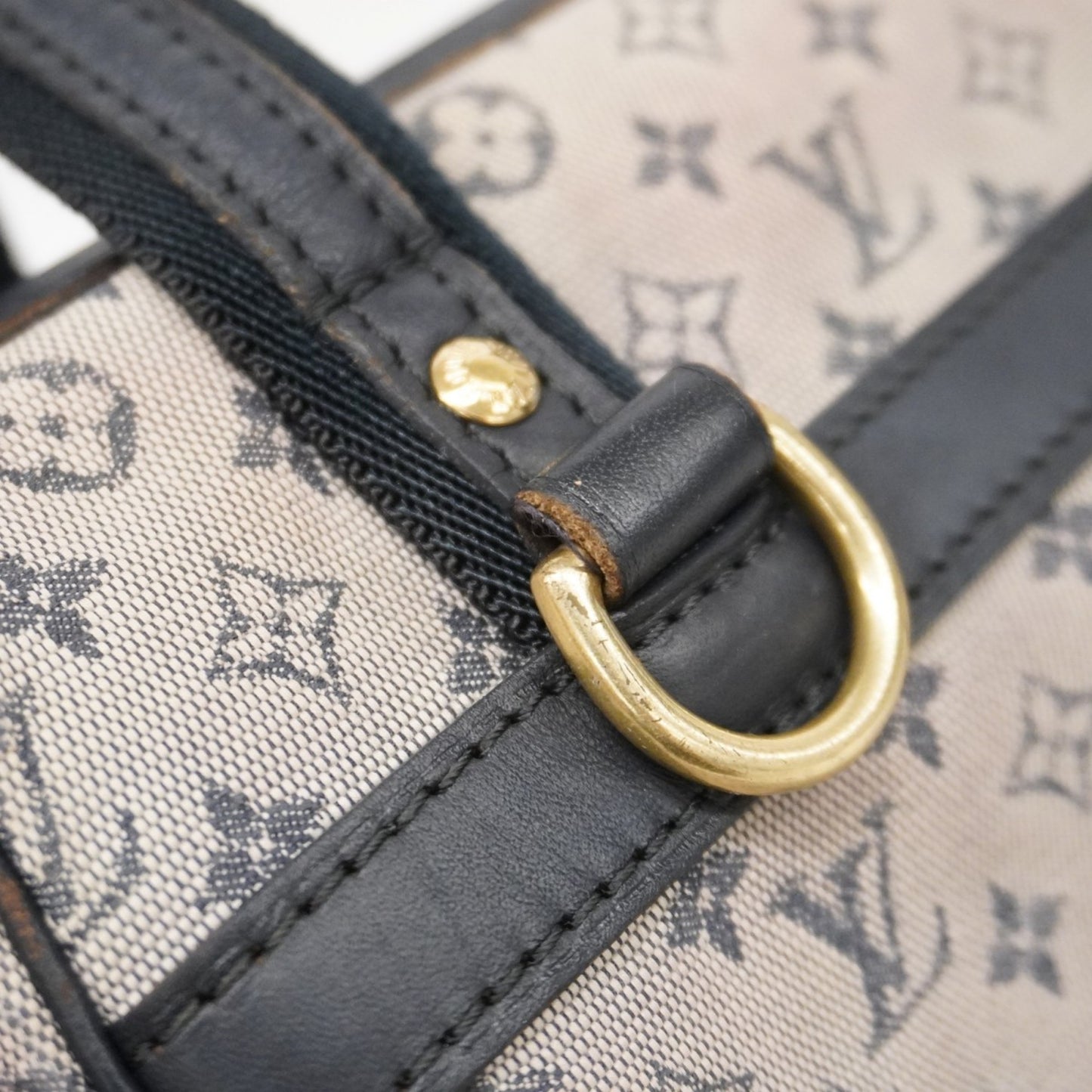 Louis Vuitton Monogram Mini Josephine Pm Handbag M92214 Blue