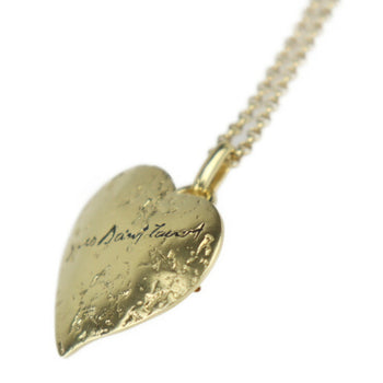 Yves Saint Laurent Saint Laurent Saint Laurent Heart Motif Necklace - K18 Yellow Gold Brooch