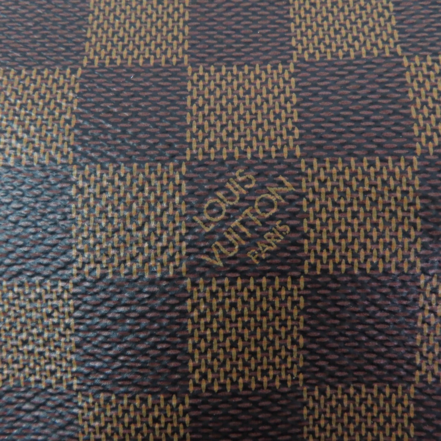 Louis Vuitton N58009 Mini Pochette Accessoires In Damier Ebene Brown