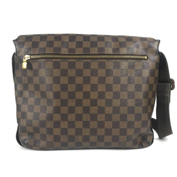Louis Vuitton N51211 Damier Brooklyn Mm Crossbody Flap Messenger Bag/Shoulder Bag In Canvas