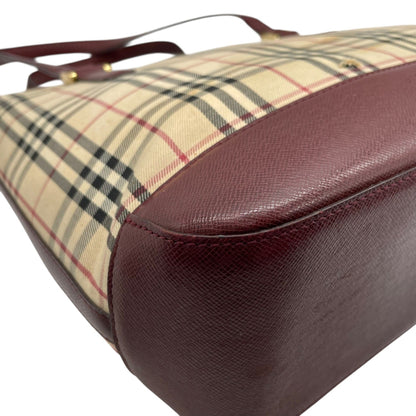Burberry Nova Check Handbag Tote Bag