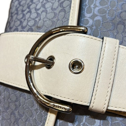 Coach Mini Signature Soho Shoulder Bag 6808 Blue Leather Belt (Item Number: Itttf4Q68Ju6 Rm0208T) -