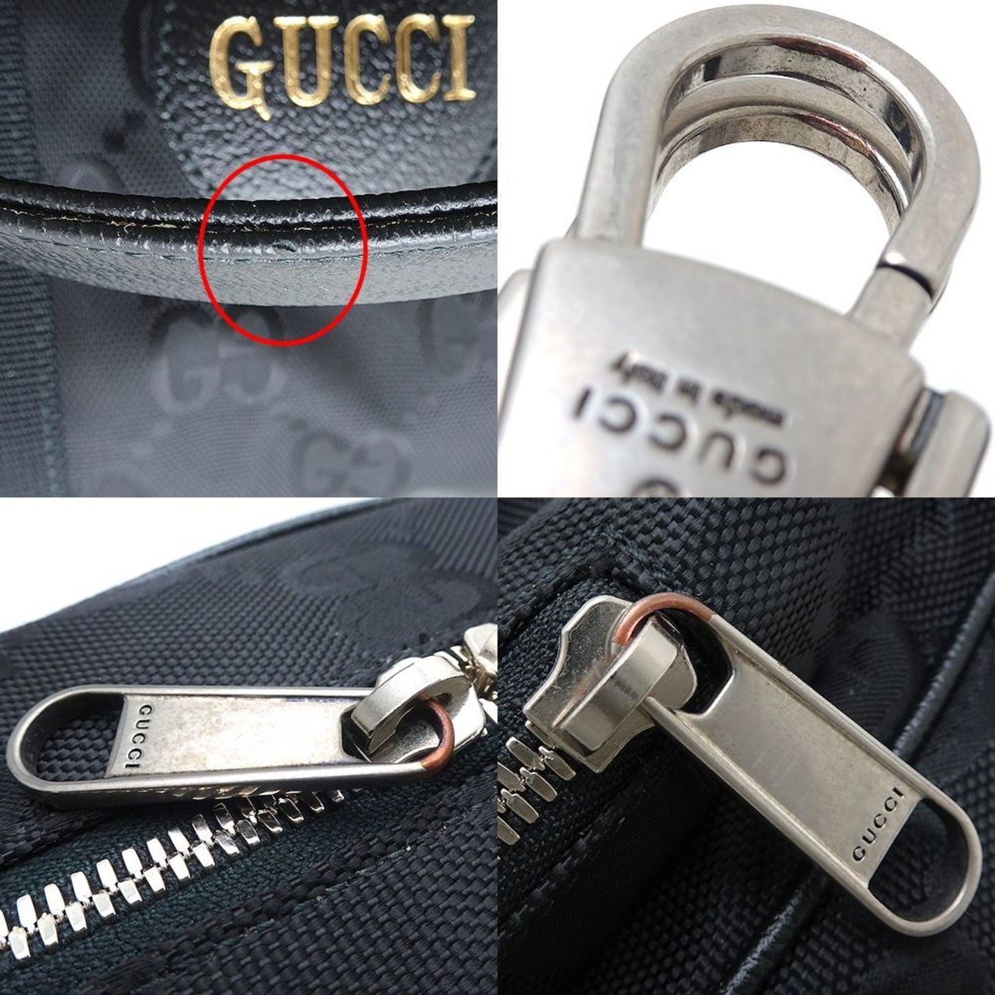 Gucci 674299 Bag 2Way Off The Grid Nylon Black 352141
