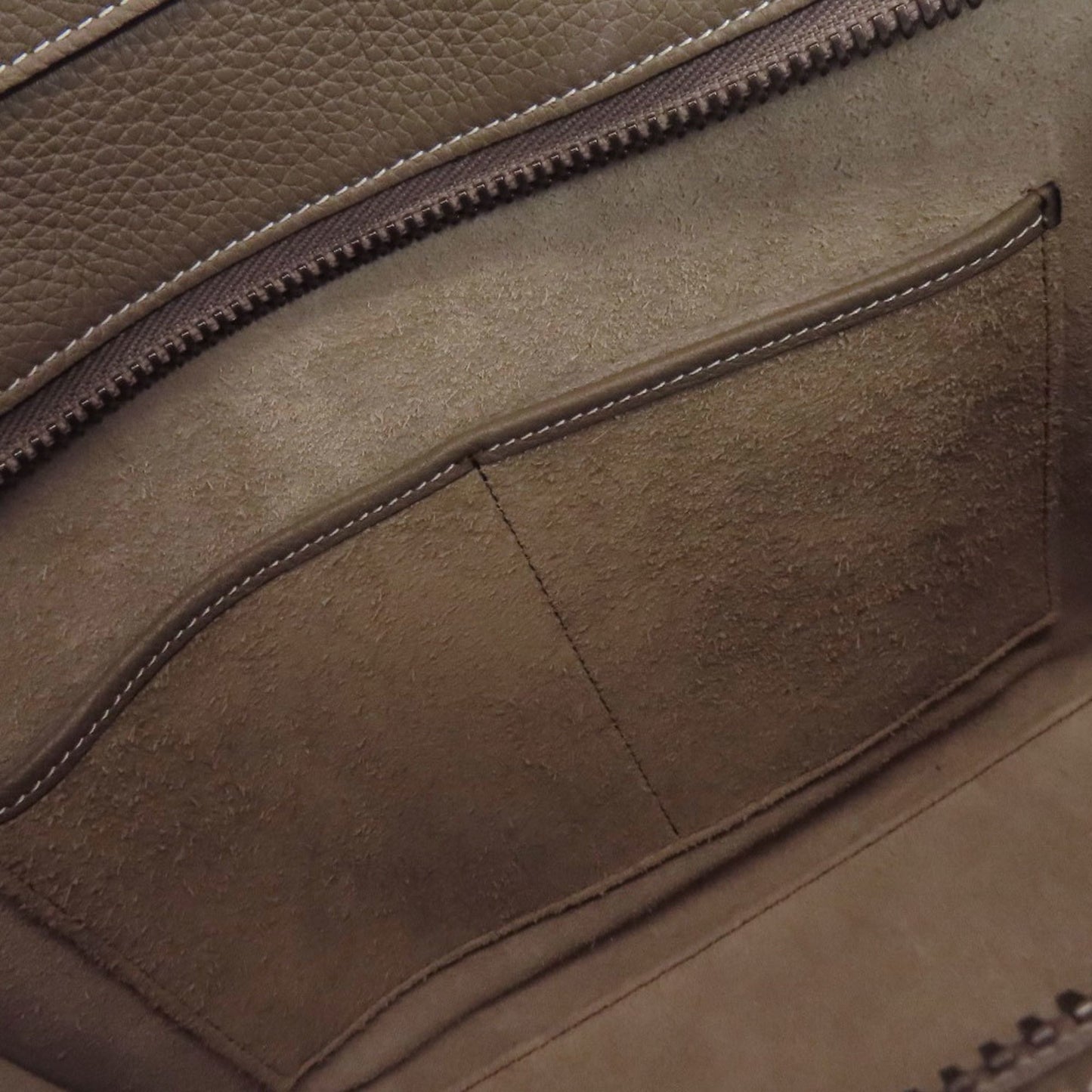 Celine Luggage Micro Tote Bag In Calfskin