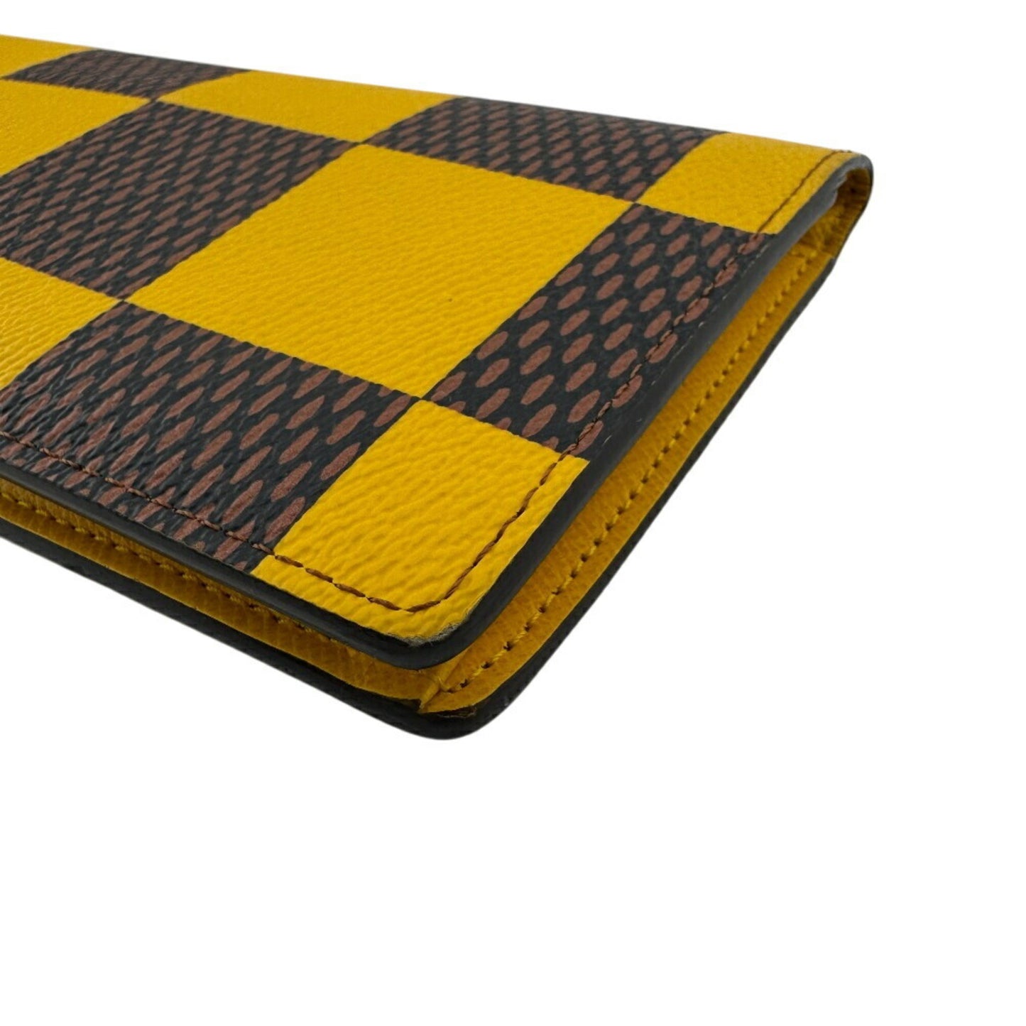 Louis Vuitton Louis Vuitton Damier Pop Portefeuille Brazza Long Wallet Yellow