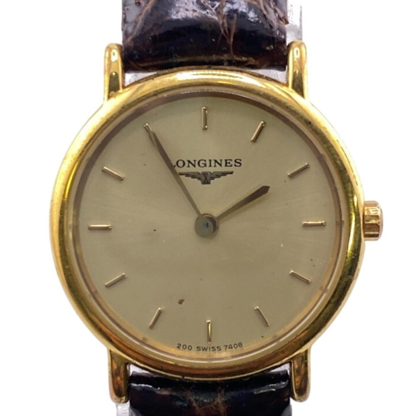 Longines L4.120.2 Round Gold Quartz Watch