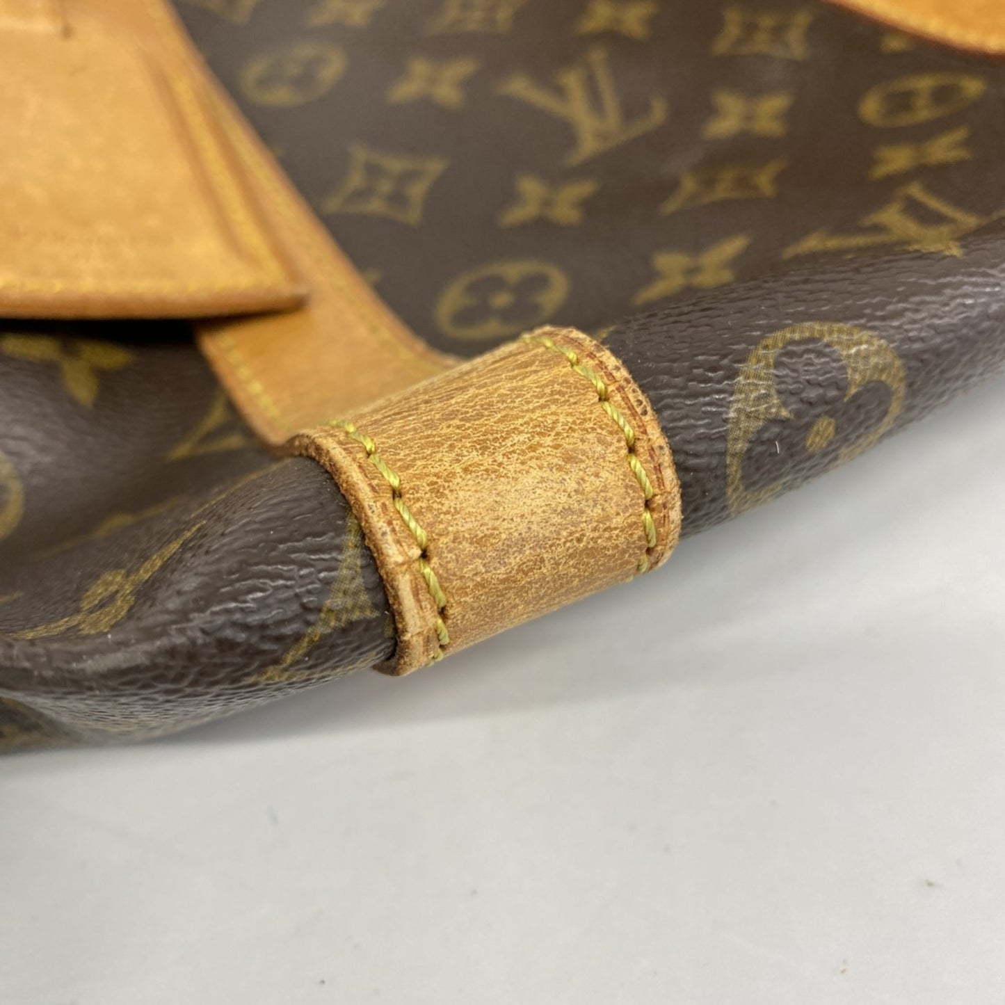 Louis Vuitton Monogram Keepall 55 Boston Bag M41424 Brown