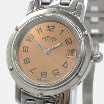 Hermes Clipper Cl4.210 Quartz Watch In Stainless Steel