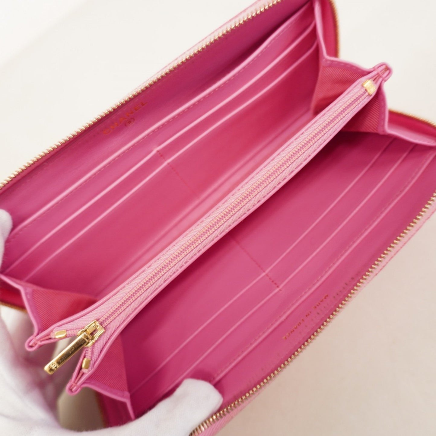 Chanel Matelasse Caviar Leather Long Wallet