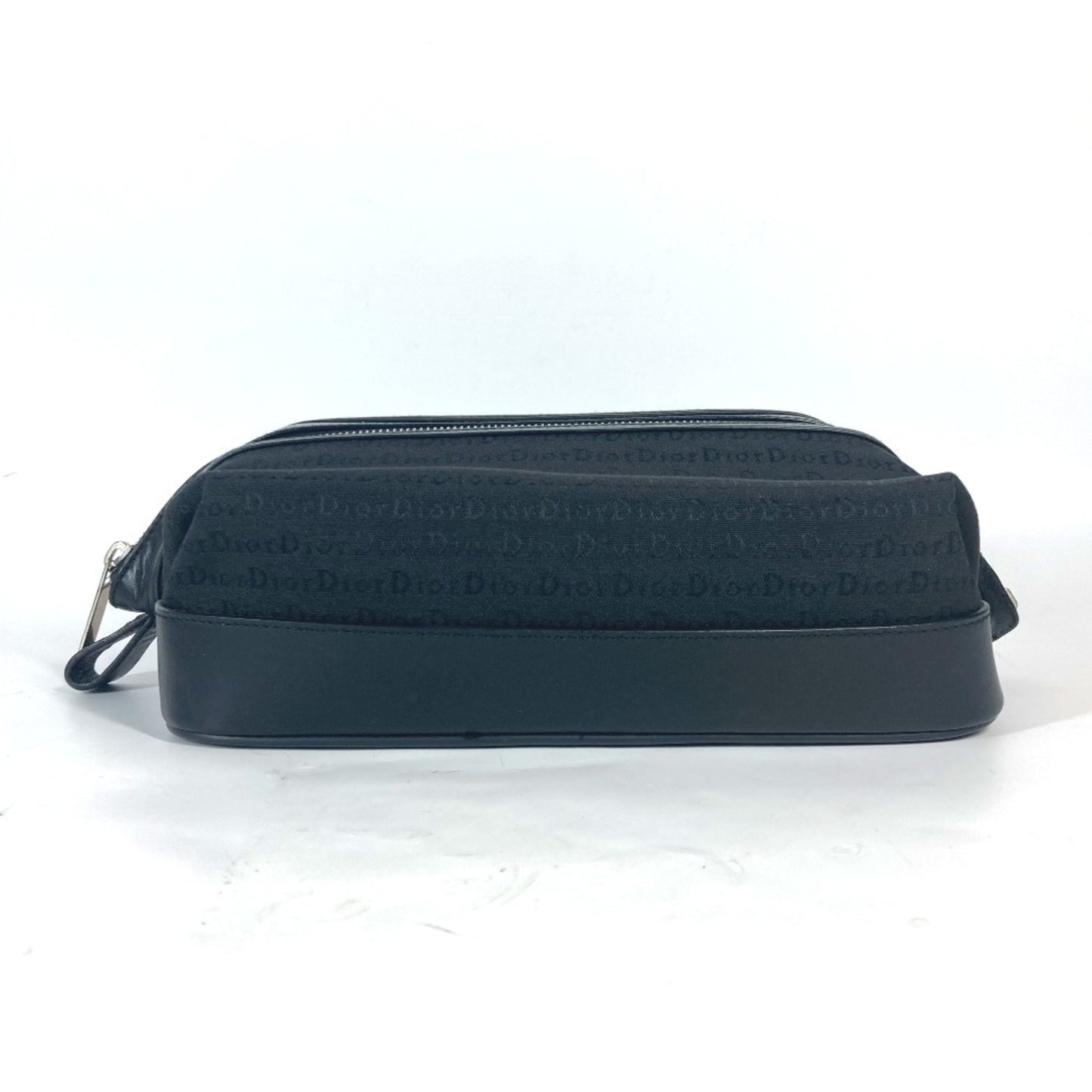 Christian Dior Dior Second Bag Pouch Canvas Leather