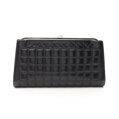 Chanel Chocobar Second Bag Clutch Leather