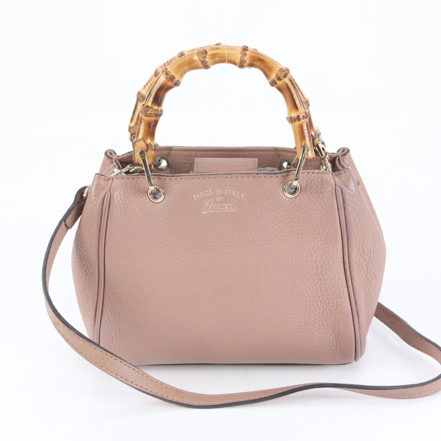 Leather - Gucci Handbag - Shoulder Bag Bamboo