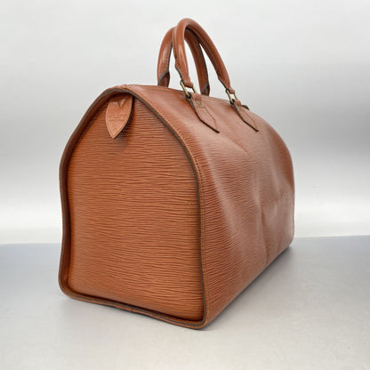 Louis Vuitton Epi Speedy 30 Handbag M43013 Kenya Brown
