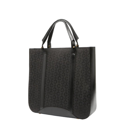 Celine C Macadam Handbag Tote Bag In Black Canvas