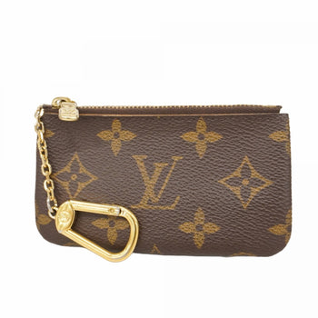 Louis Vuitton Monogram Pochette Cle Wallet/Coin Case M62650 Brown
