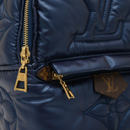 Louis Vuitton Monogram Palm Springs Backpack Mini Rucksack Blue Metallic M21060 Bp