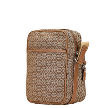 Coach Mini Signature Crossbody Shoulder Bag In Beige