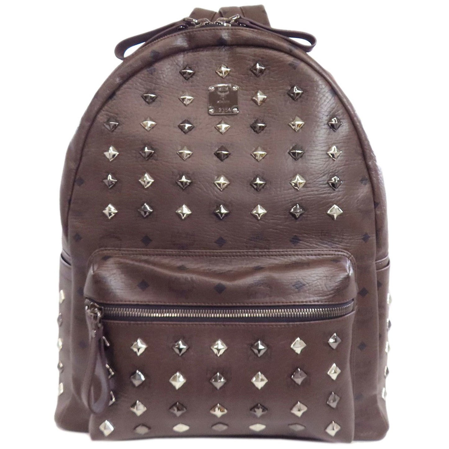 Mcm Studded Backpack/Daypack Pvc