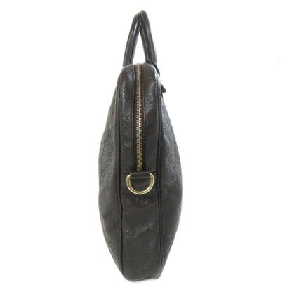 Gucci 208463 Gg Signature Shima Bag Leather