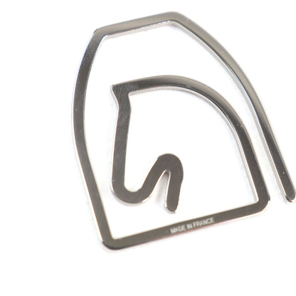 Hermes Z4140 Equestre Logo Engraved Horse-Shaped Bill Clip/Money Clip
