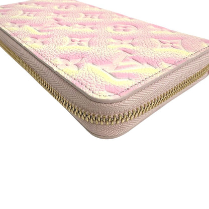 Louis Vuitton Louis Vuitton Long Wallet Round Zipper Monogram Empreinte Zippy M81299 Pink