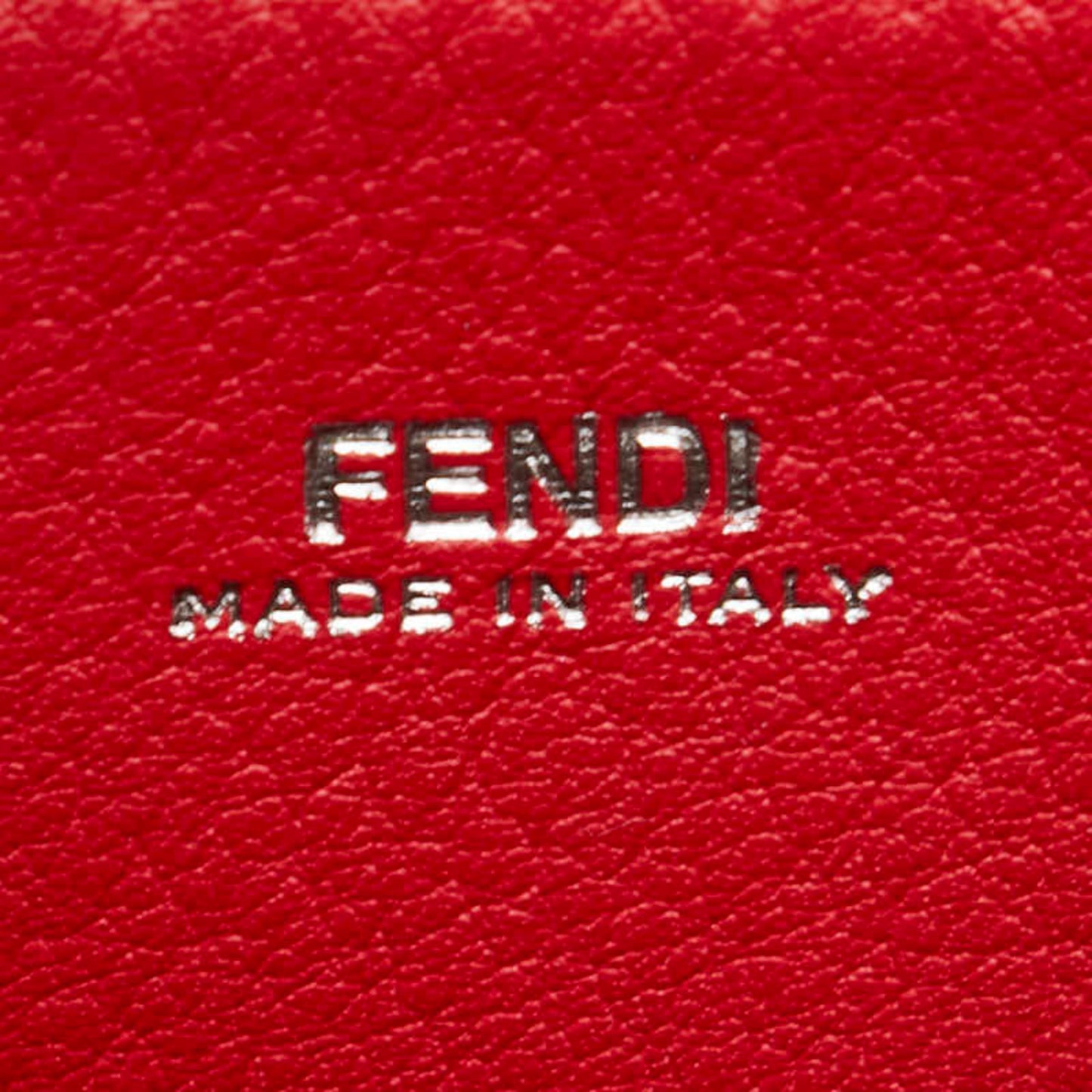 Fendi.Com Flower Stud Handbag/Shoulder Bag 2Way 8Bn298 Beige Multicolor Leather