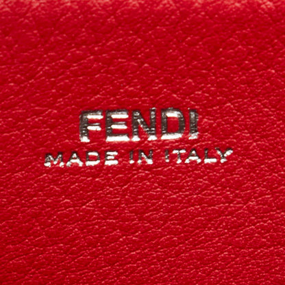 Fendi.Com Flower Stud Handbag/Shoulder Bag 2Way 8Bn298 Beige Multicolor Leather