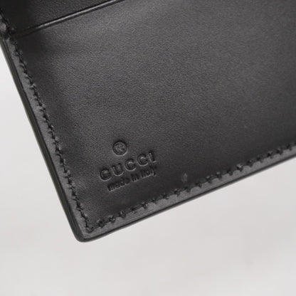 Gucci Wallet Guccissima 473922 Leather Black