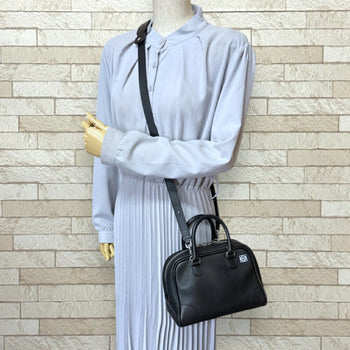 Loewe Amazona 75 Small Shoulder Bag Leather Black