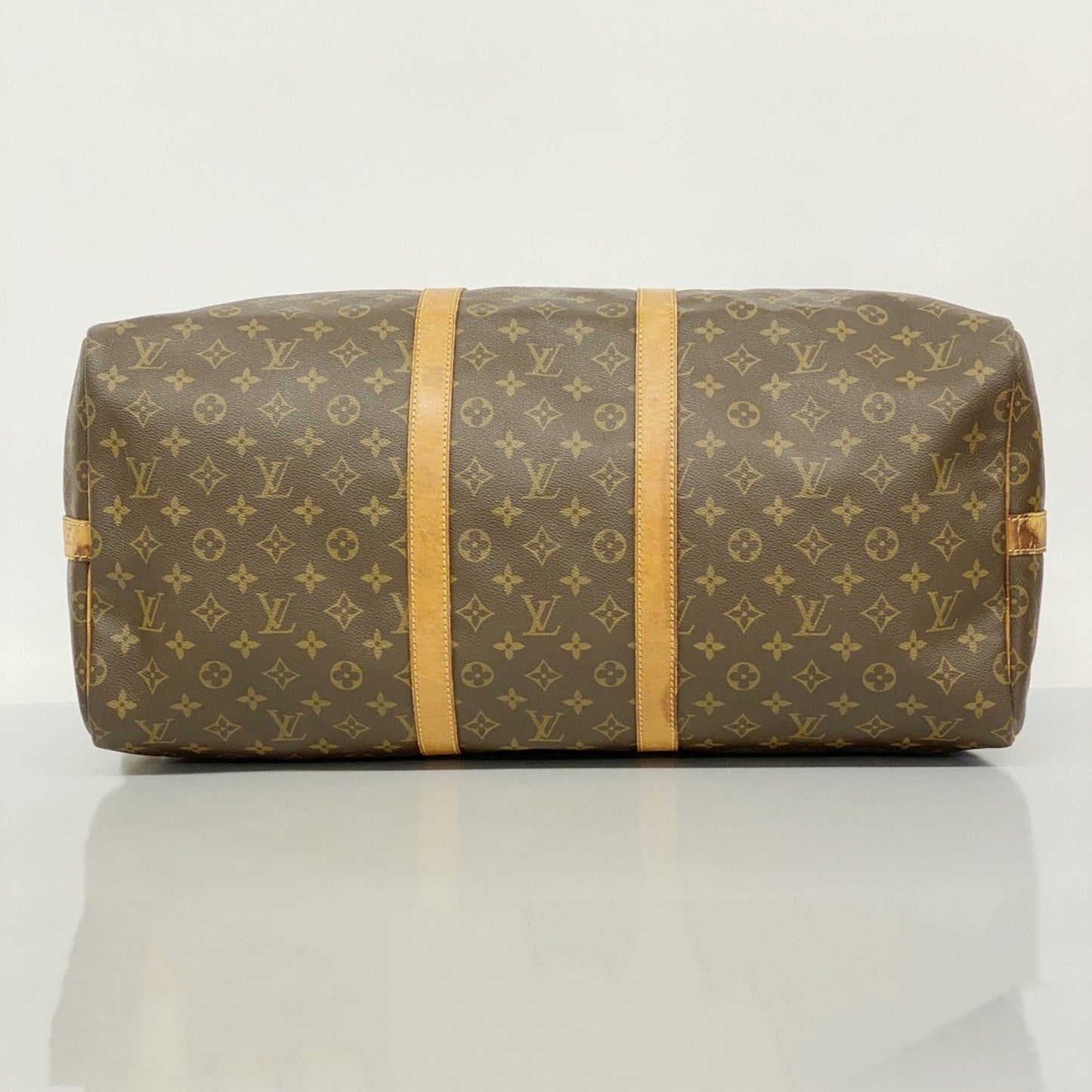 Louis Vuitton Monogram Keepall Bandouliere 55 Boston Bag M41414 Brown