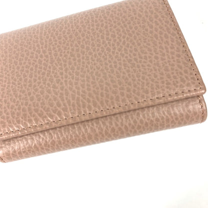 Gucci 474746 Compact Wallet Trifold Wallet Beige