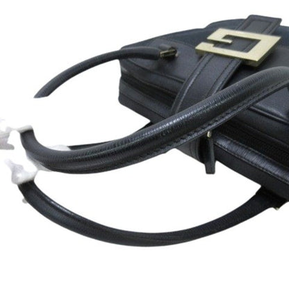 Gucci Gucci Handbag G 001-5155 Black Canvas X Leather