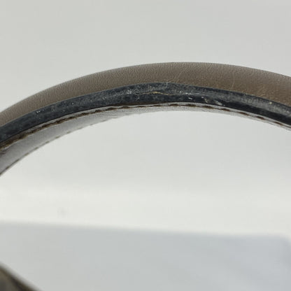 Salvatore Ferragamo Gancini Leather Handbag Brown