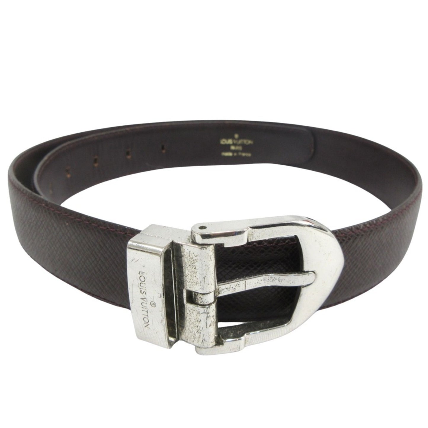 Louis Vuitton Taiga Santur Classic Leather Belt