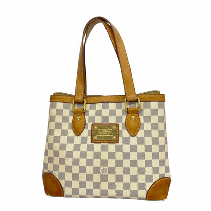 Louis Vuitton Damier Azur Hampstead Pm Tote Bag N51207 White