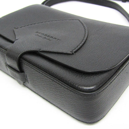 Burberry Satchel Women'S Leather Shoulder Bag Black