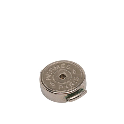 Hermes Herms Serie Dalva Stud Earrings In Silver