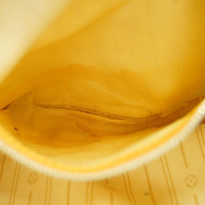 Louis Vuitton Damier Azur Neverfull Mm Tote Bag N51107 White