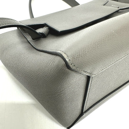 Celine 189153 Logo 2Way Shoulder Bag Hand Bag Gray