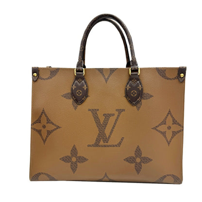 Louis Vuitton On The Go Mm M45321 Monogram Giant Reverse Tote Bag