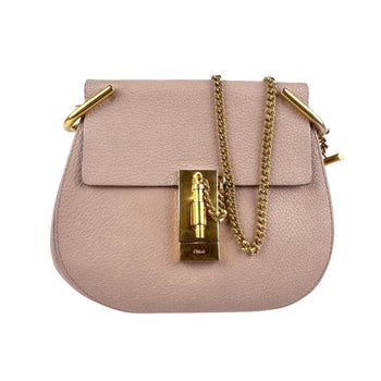 Chlo Chloe Drew Shoulder Bag In Leather And Metal