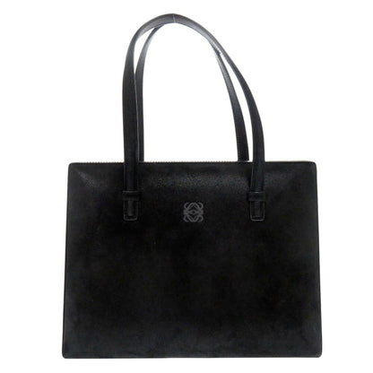 Loewe Anagram Suede/Leather Black Handbag 1539Loewe