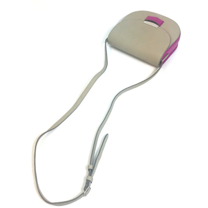 Celine Bicolor Bag Crossbody Shawl Shoulder Bag Gray X Purple Pink
