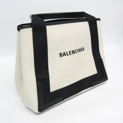 Balenciaga Navy Cabas S 339933 Women'S Canvas