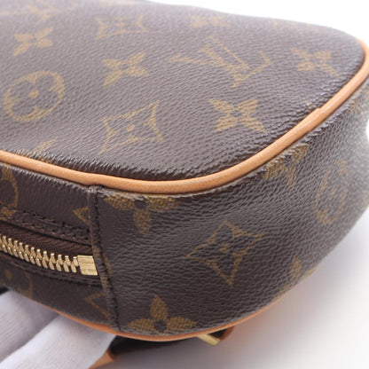 Louis Vuitton Louis Vuitton Pochette Ganju Monogram Waist Bag Body Coated Canvas Leather