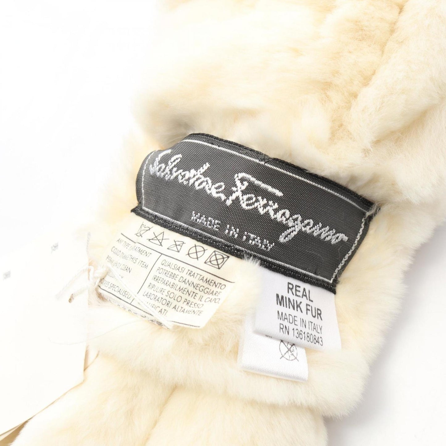 Salvatore Ferragamo Mink Scarf For Women